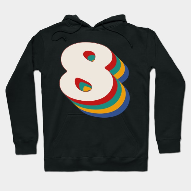 Number 8 Hoodie by n23tees